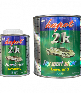 Sơn Bóng 2K AB 450 -xe hơi nhanh khô vvv | Sơn PU đồ gỗ 